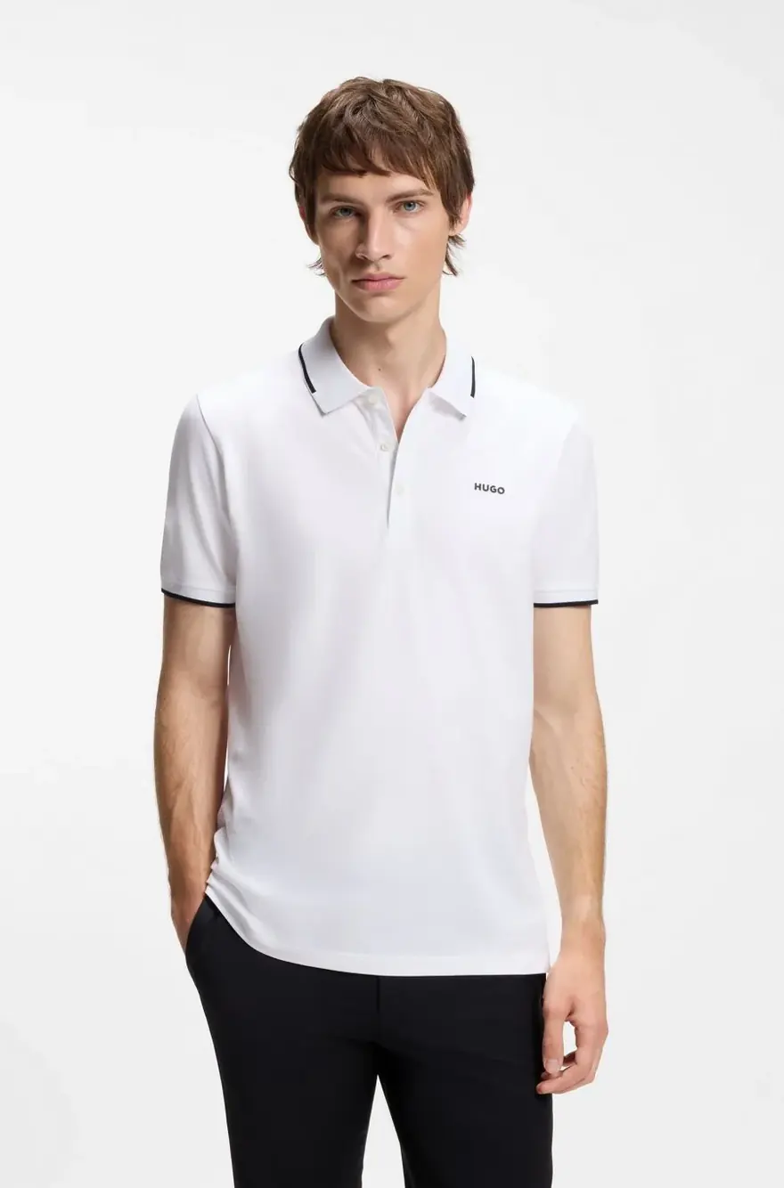 Поло Hugo Boss slim fit зі стрейч-бавовни